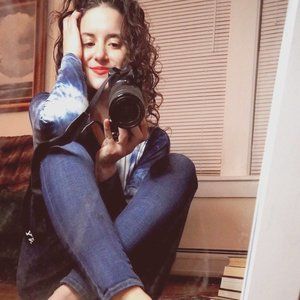 Blue Tye Dye Fitted Top